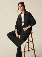 Legend™ Lounge Full Zip - Heathered Black Twill