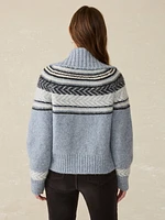 Native Knitter Eyedazzler Sweater - Blue Cloud