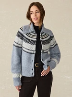 Native Knitter Eyedazzler Sweater - Blue Cloud