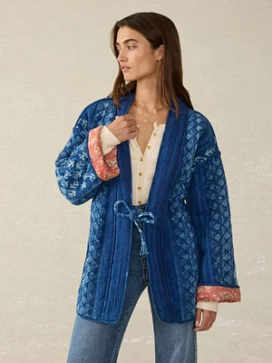 Sun Valley Quilted Jacket - Indigo