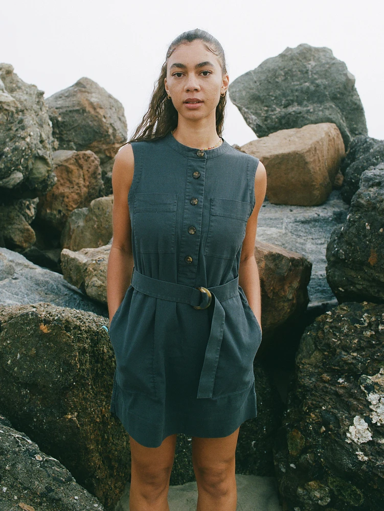 Avalon Dress - Washed Black