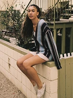 Dockside Cardigan - Tide Line Stripe