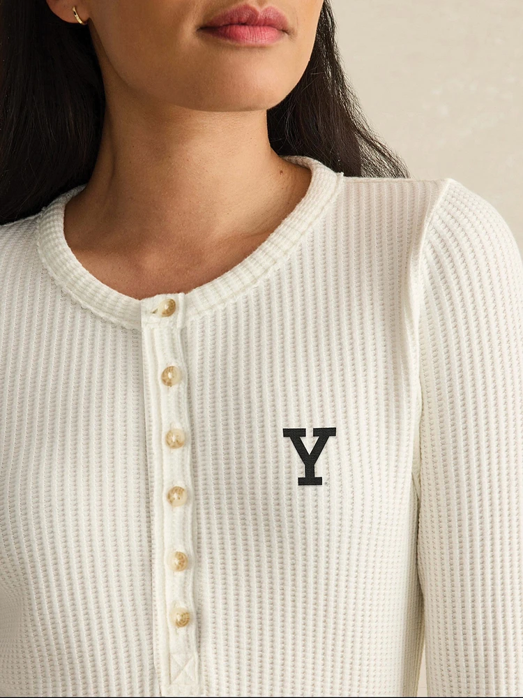 Yale Legend™ Apres Waffle Henley - Egret