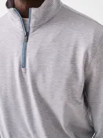 Movement™ Quarter Zip - Mountain Grey Feeder Stripe