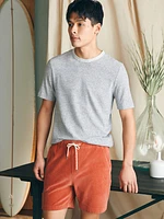 Essential Italian Knit Cord Short (6" Inseam