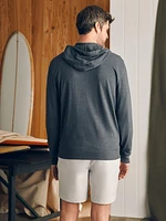 Sunwashed Slub Zip Hoodie - Graphite