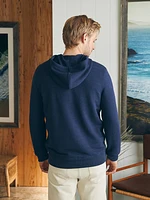 Whitewater Full Zip Hoodie - Blue Nights Surf Stripe