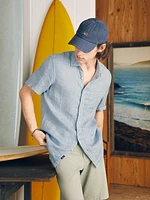 Short-Sleeve Palma Linen Shirt