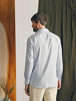 Movement™ Dress Shirt - Blue White Stripe