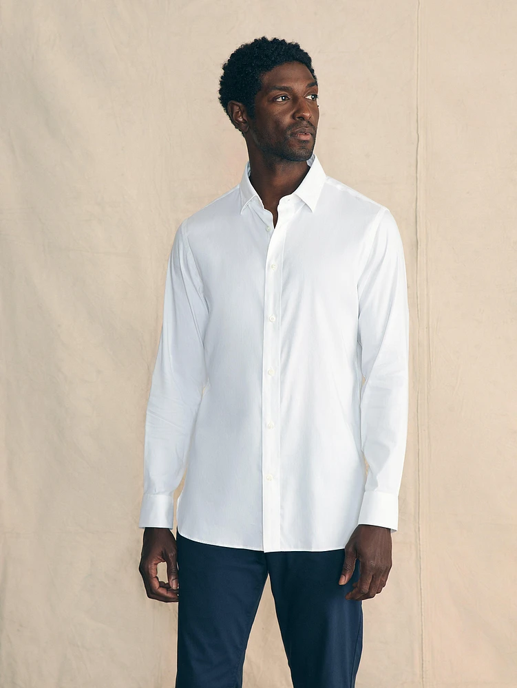 Movement™ Dress Shirt - Cloud White