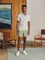 Movement™ Short-Sleeve Pique Polo Shirt - Sky Canopy Print