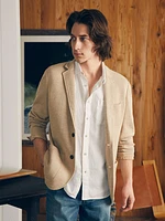 Short-Sleeve Palma Linen Shirt (Tall) - Bright White Basketweave