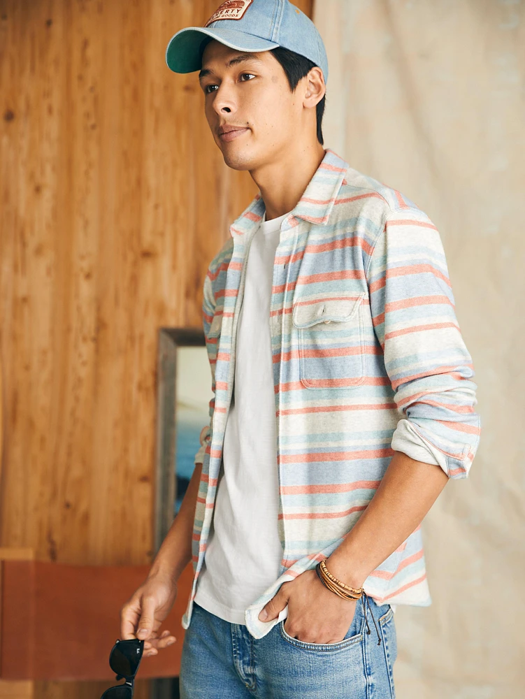 Legend™ Sweater Shirt - Coral Reef Stripe