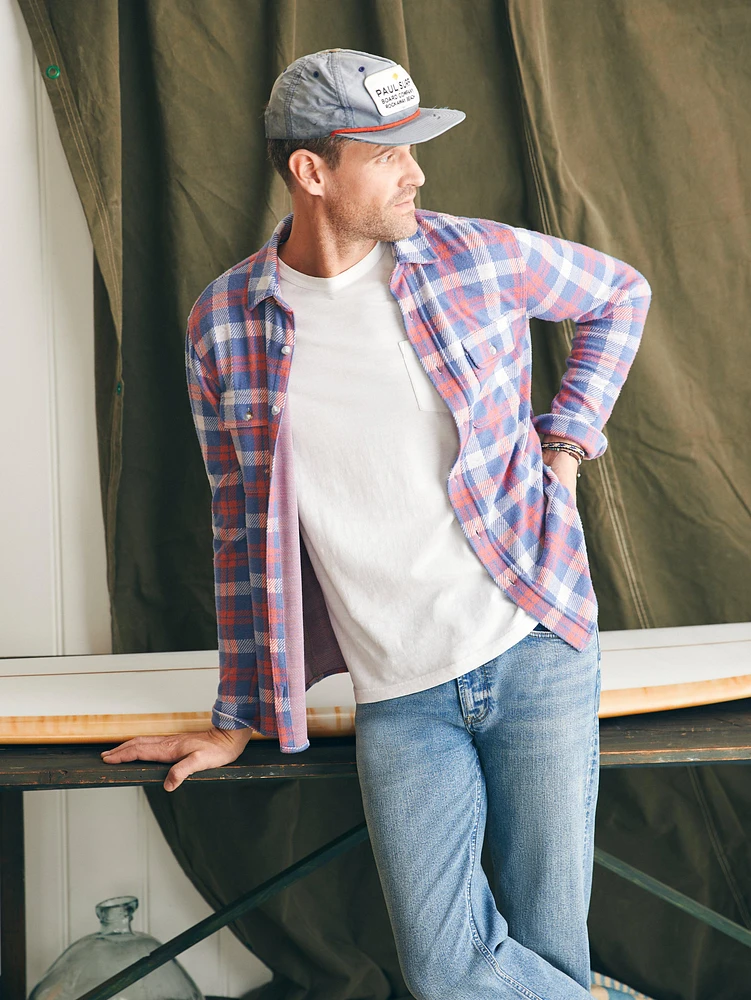Legend™ Sweater Shirt (Tall) - Viewpoint Rose Plaid