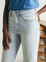 Organic Cotton Slim Straight Ankle Denim