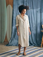 Laguna Linen Midi Dress