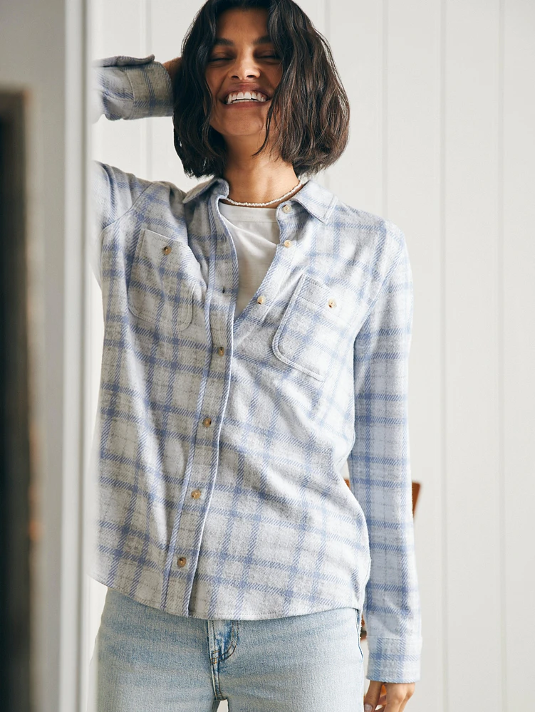 Legend™ Sweater Shirt - Spring Dew Plaid