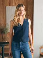 Monterey Linen Vest