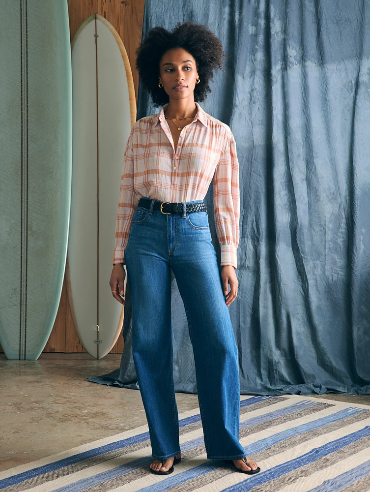 Olli Blouse - Aroma Plaid