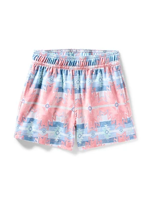 Kids Doug Good Feather All Day Shorts - Water Color Star Nation