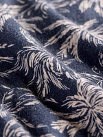 Kids Cloud Cotton Pajama Set - Navy Tropic Trees