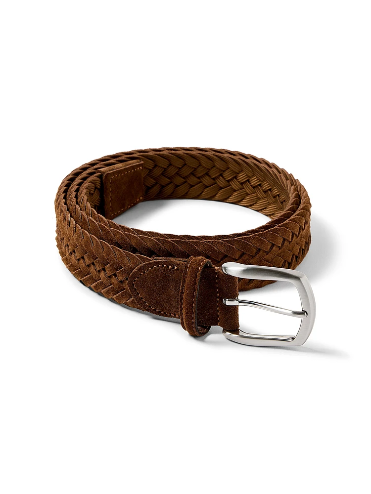 Suede Woven Belt