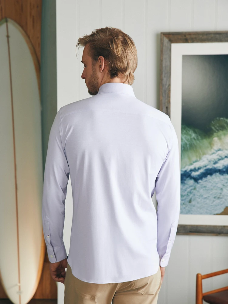 Reserve Knit Shirt - Soft Lavender Melange