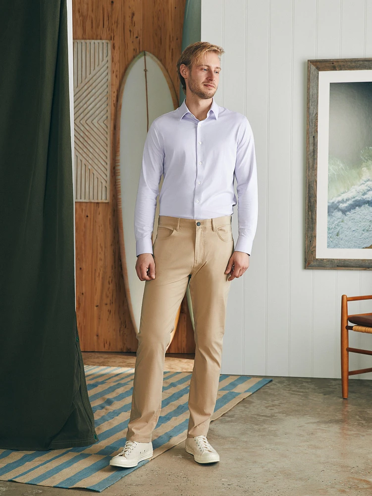 Reserve Knit Shirt - Soft Lavender Melange
