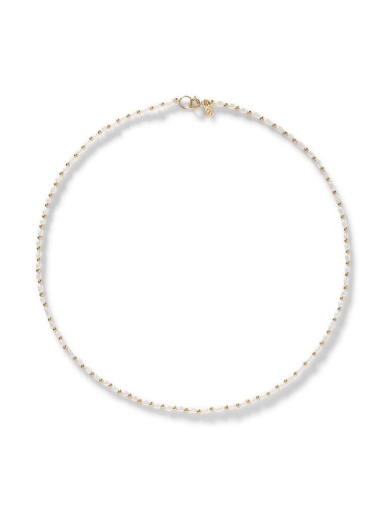 Swell Life Pearl Two Necklace - Pearl