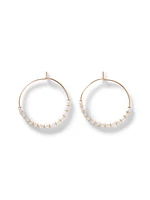 Swell Life Pearl By The Sea Hoops - Pearl