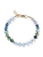 Faherty X Beyond The Sea Stone Bracelet - Emerald Lapis Opal