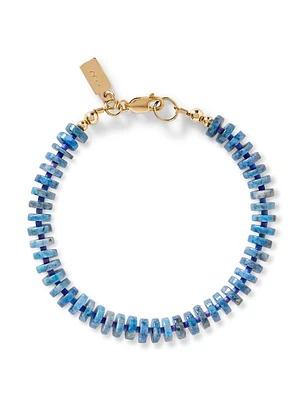 Faherty X Beyond The Sea Stone Bracelet - Indigo Lapis