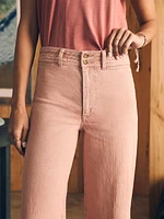 Harbor Crop Jean - Clay Pink Wash