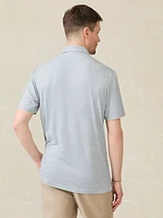 Short-Sleeve Movement™ Polo Shirt - Long Valley Stripe