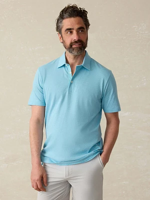 Sunwashed T-Shirt Polo - Teal Sea
