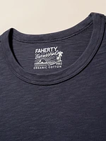 Long-Sleeve Sunwashed Regenerative Cotton Tee