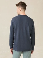 Long-Sleeve Sunwashed Regenerative Cotton Tee