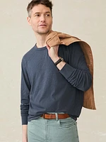 Long-Sleeve Sunwashed Regenerative Cotton Tee