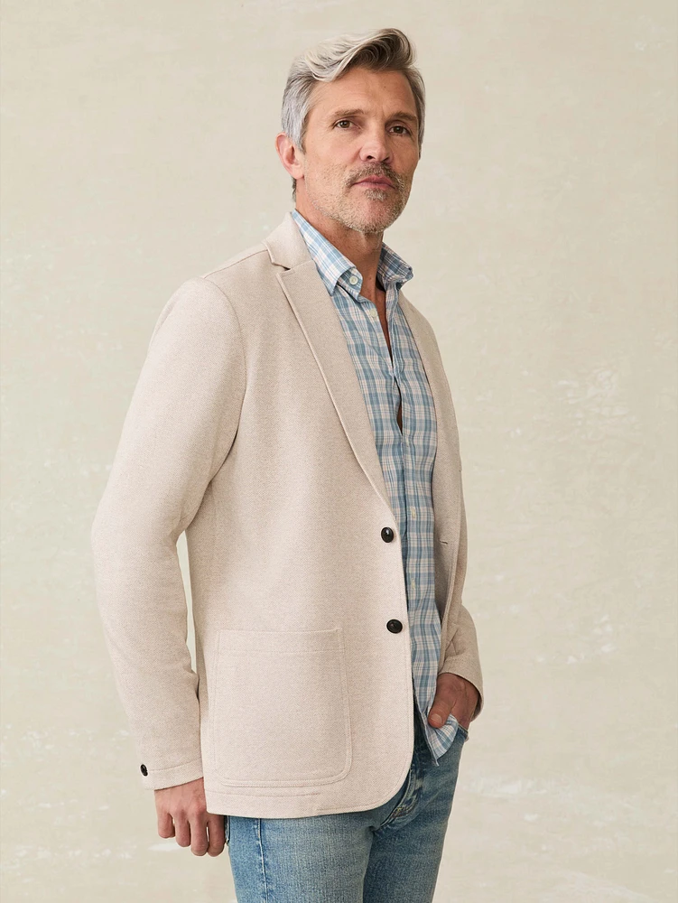 Inlet Knit Tweed Blazer