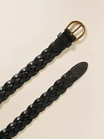 Women's Braided Belt - Black