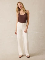 Stretch Terry Harbor Pant - Egret