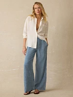 Laidback Gauze Pant - Light Indigo Wash