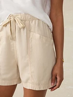 Topanga Drape Short - Wheaten