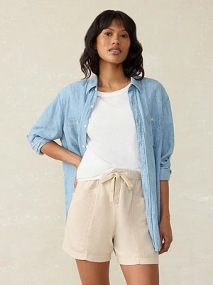 Topanga Drape Short - Wheaten