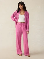 Laidback Linen Pant - Ibis Rose Stripe
