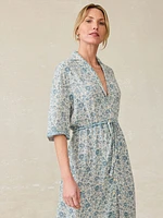 Island Dress - Blue Water Floral