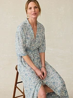 Island Dress - Blue Water Floral