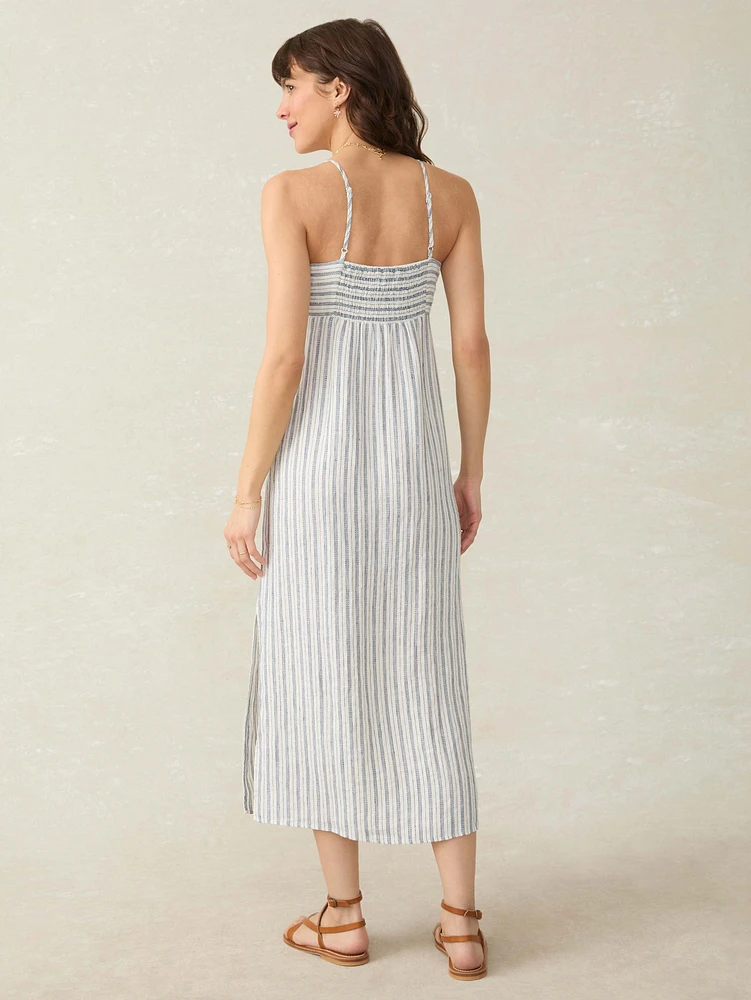 Sienna Sun Dress - Oceanside Stripe