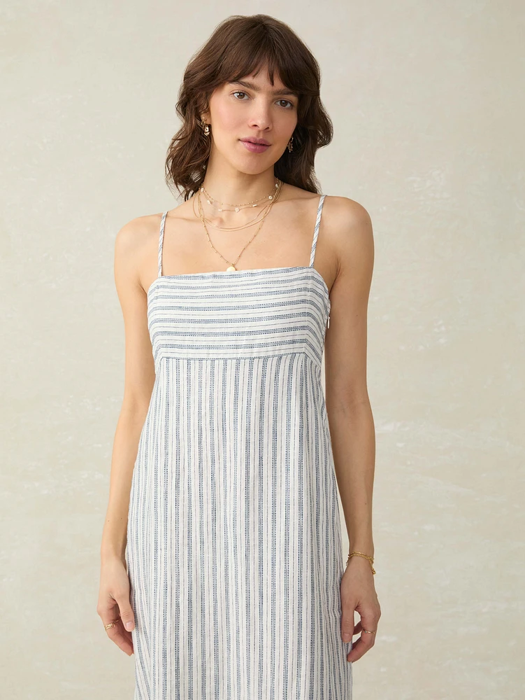 Sienna Sun Dress - Oceanside Stripe
