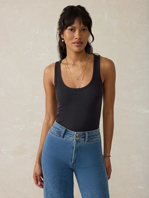 Featherweight Freestyle Tank - Washed Black